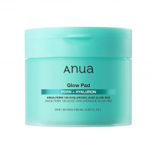 وسادات تونر لتوهج البشرة بحمض الهيالورونيك من أنوا - 60 قطعة | 180 مل Anua Hyaluronic Acid Toner Pads for Glowing Skin